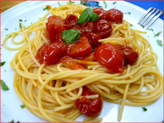 トマトのスパゲティ